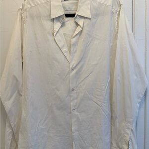 Theory Cream Dress Shirt for Men
